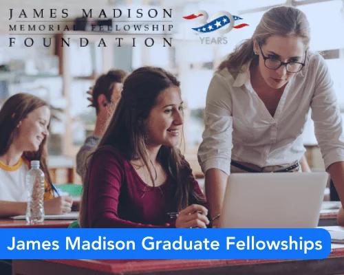 Fully Funded James Madison Graduate Fellowship – USA 2026