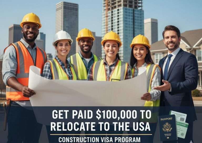 Opportunity to Earn Up to $45,000 While Relocating to the USA Through the Construction Visa Program